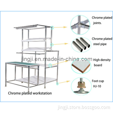 Chrome Plated Pipe Rack Workbench  (JJ-DG01)